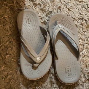 Croc flip flops